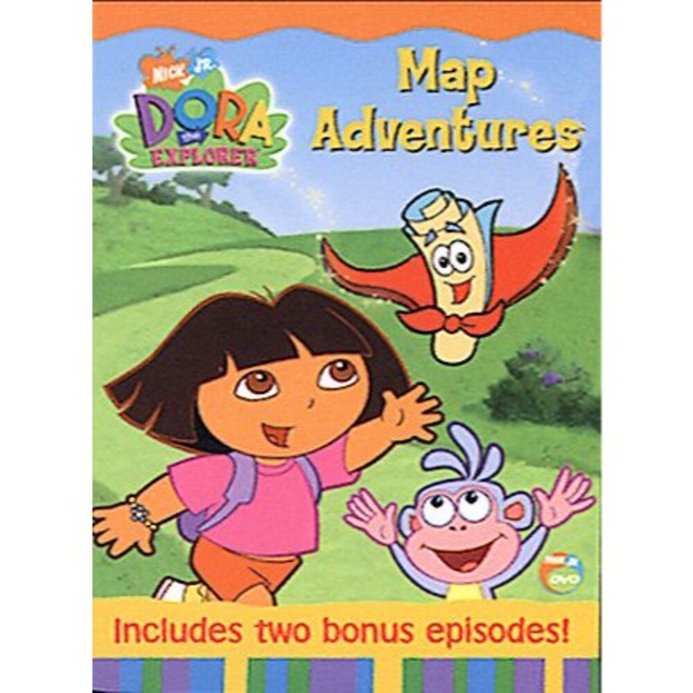 Dora the Explorer Map Adventures DVD Nickelodeon Nick Jr Kids Animated Movie